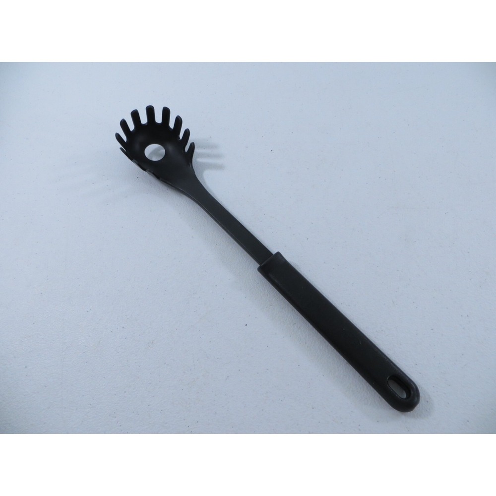 Calphalon 14" Black Nylon Plastic Spaghetti Fork Cooking Serving‎ Spoon